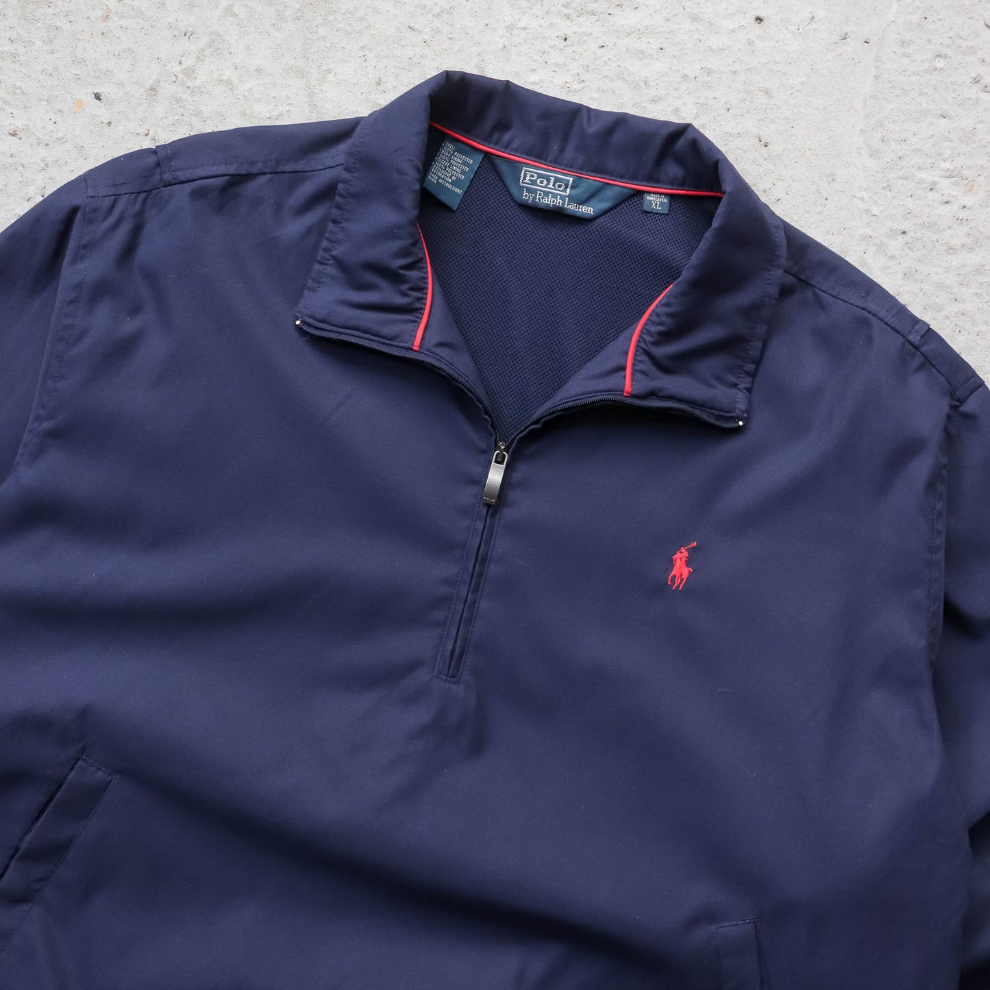 Polo Ralph Lauren 1/4 Zip Windbreaker Jacket - 2000s (XL)