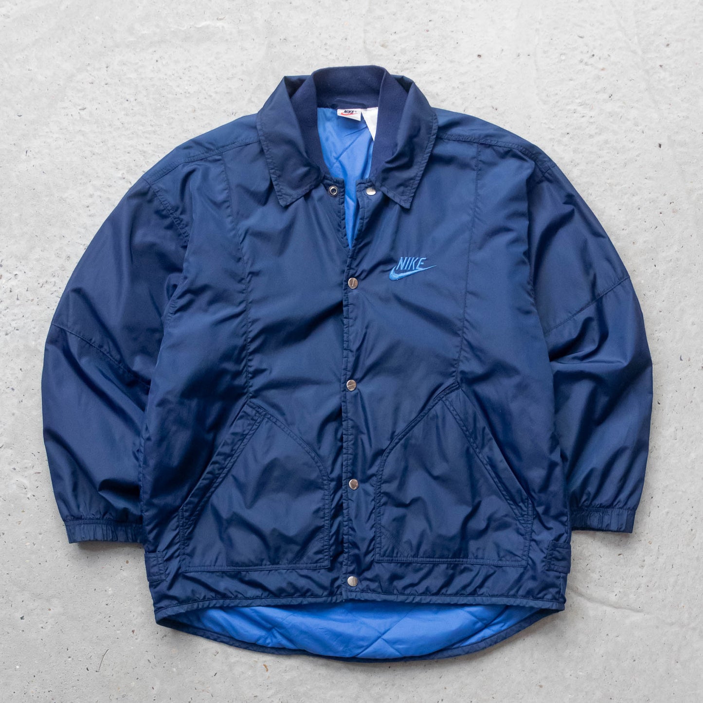 Nike Big Swoosh Quilted Coach Jacket - 90s (S)