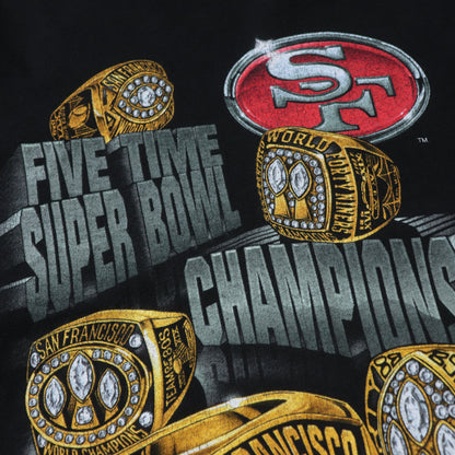Vintage San Francisco 49ers 1995 Super Bowl Champions Tee - M