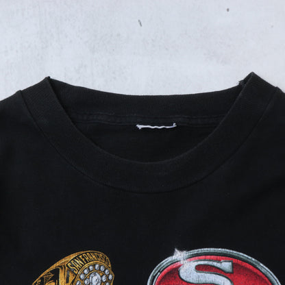 Vintage San Francisco 49ers 1995 Super Bowl Champions Tee - M