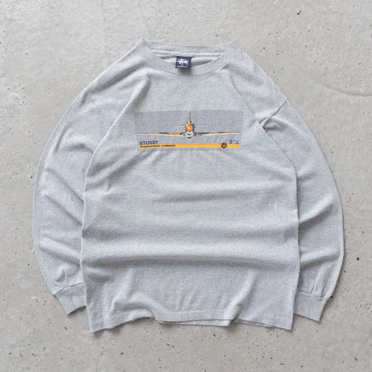 Vintage 90s Stussy International Command Tee - M
