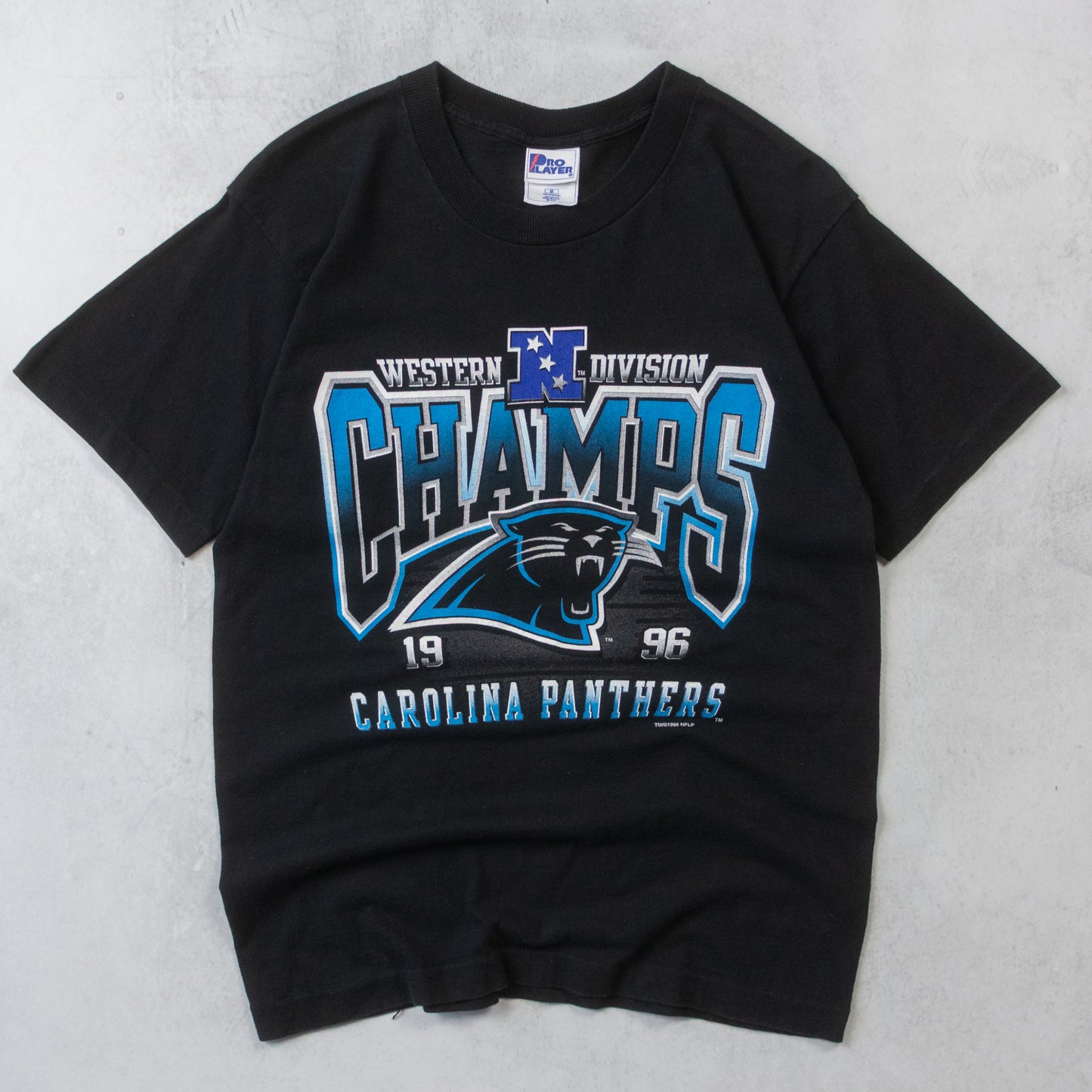 Vintage Carolina Panthers 1996 Champions NFL Tee - M