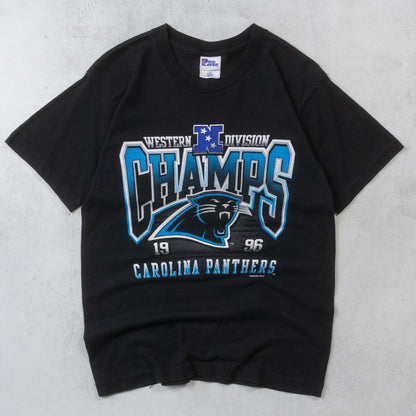 Vintage Carolina Panthers 1996 Champions NFL Tee - M