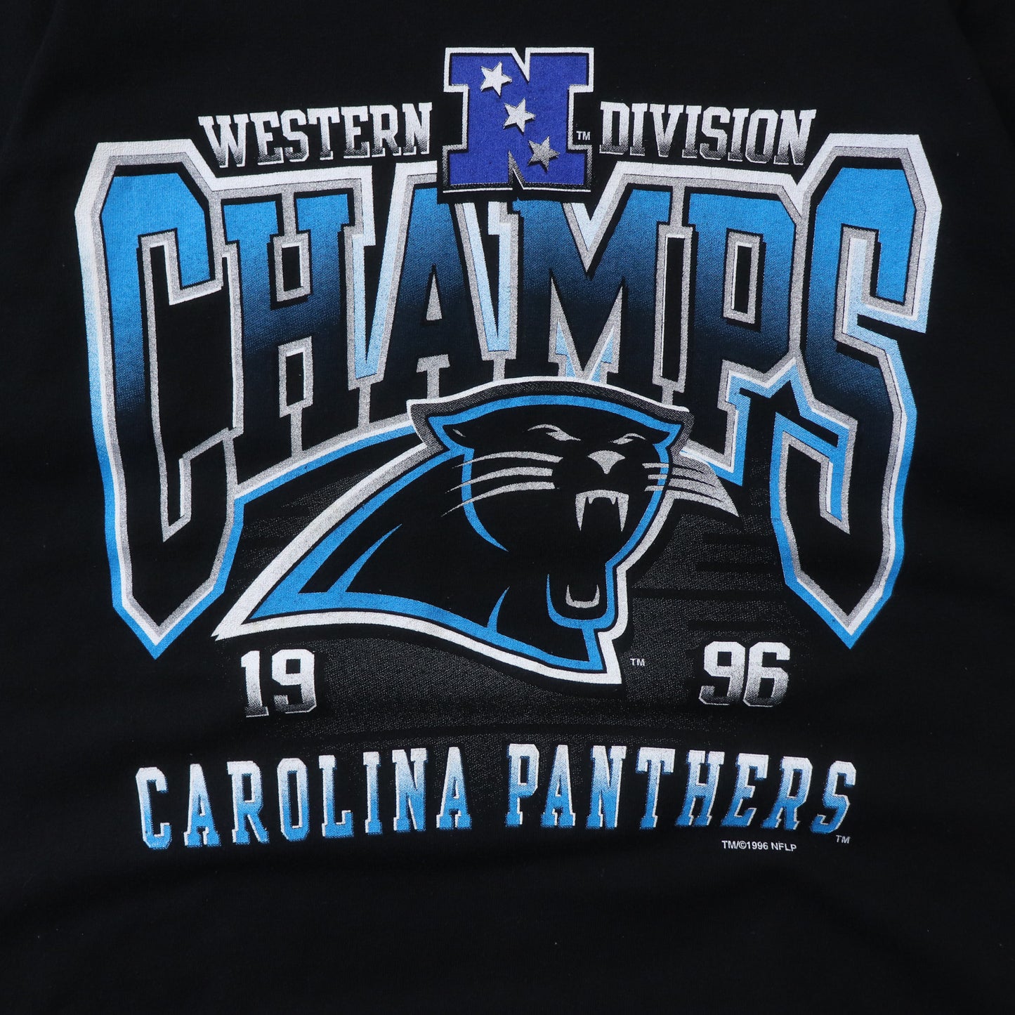 Vintage Carolina Panthers 1996 Champions NFL Tee - M