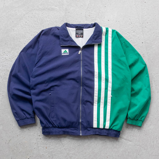 Adidas 3-Stripe Colourblock Track Jacket - 90s (L)