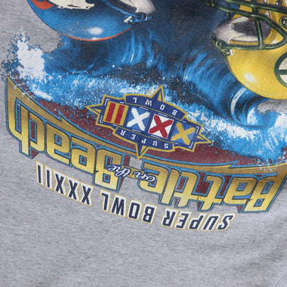 Vintage Packers vs Broncos 1998 Super Bowl XXXII NFL Tee - M