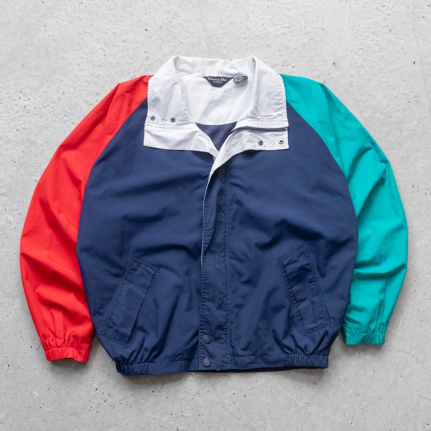 Christian Dior Colourblock Windbreaker Jacket - 90s (L)
