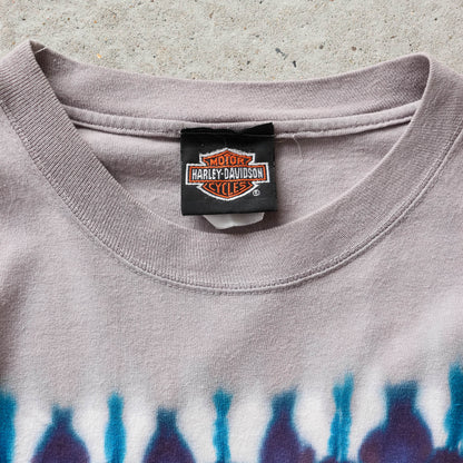 Vintage 90s Harley Davidson Tie Dye Tee - L