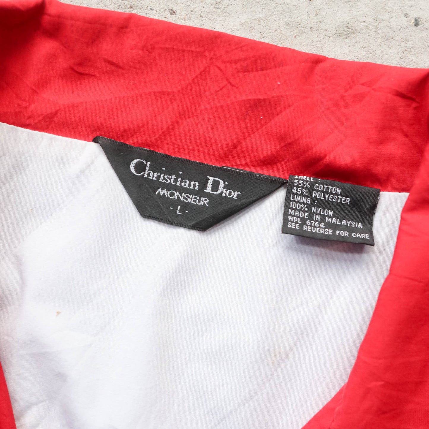 Christian Dior Colourblock Windbreaker Jacket - 90s (L)