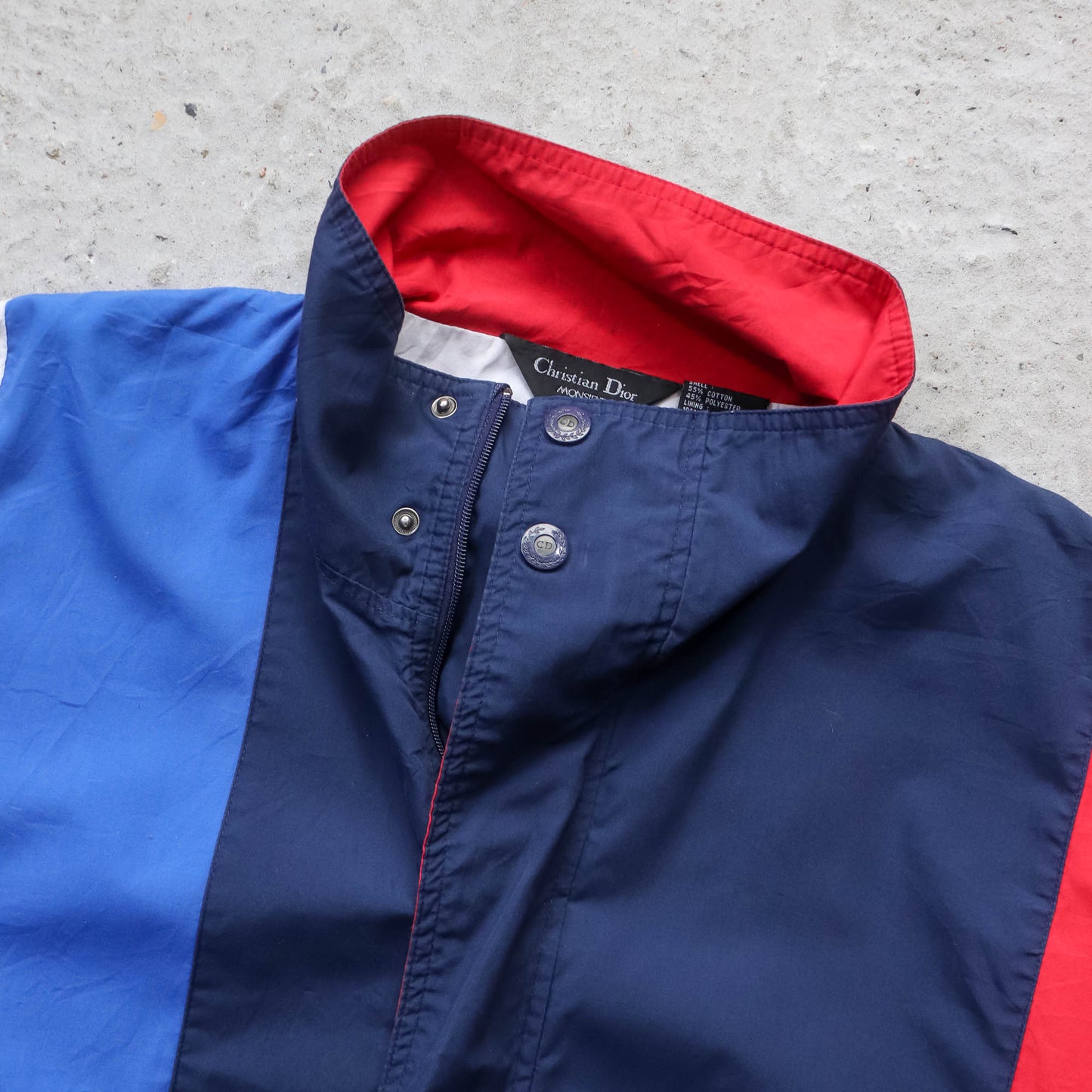 Christian Dior Colourblock Windbreaker Jacket - 90s (L)
