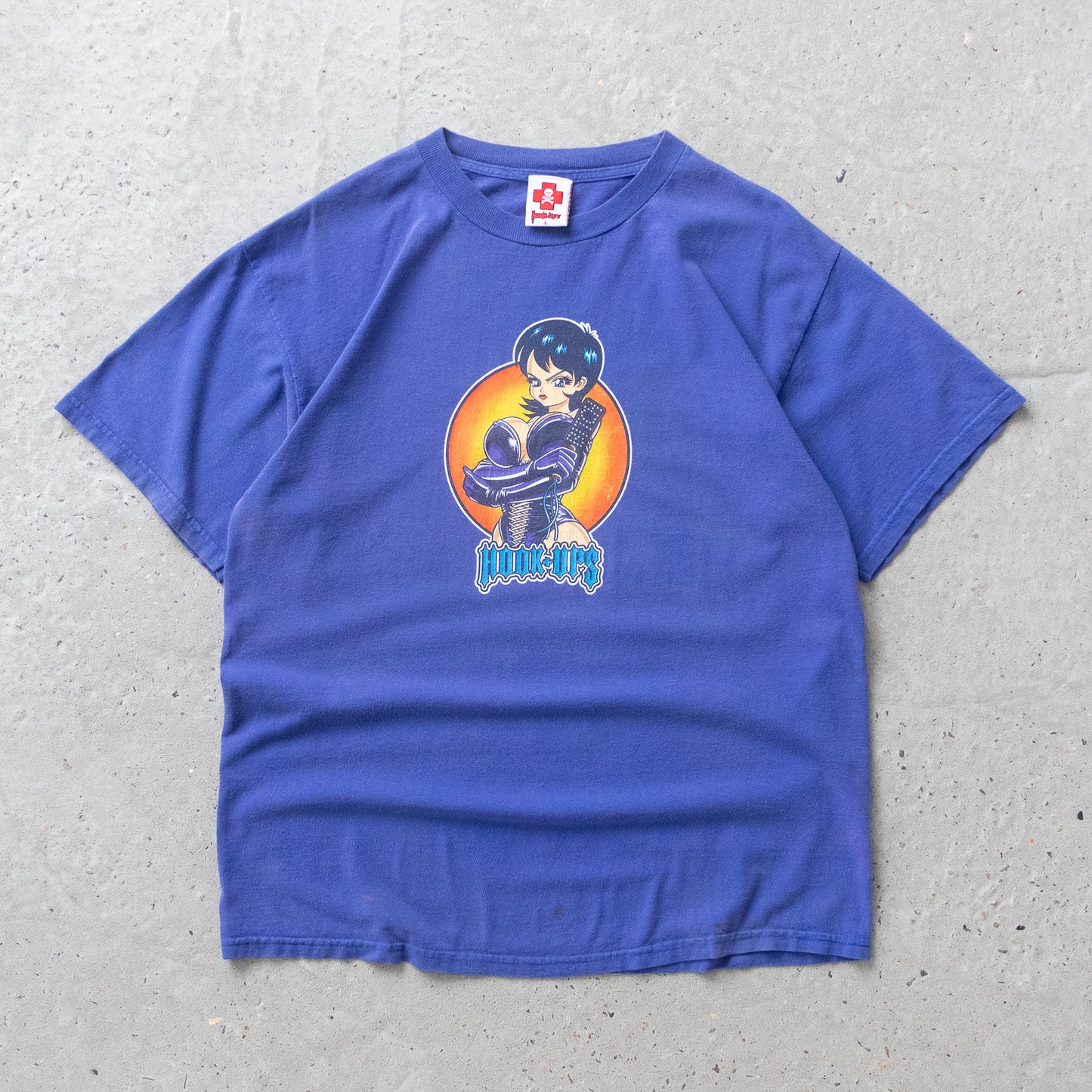 Vintage 90s Hook-Ups Wrestling Federation Tee - L