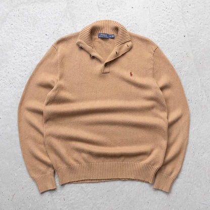 Polo Ralph Lauren Henley Knit Sweater - 2000s (L)