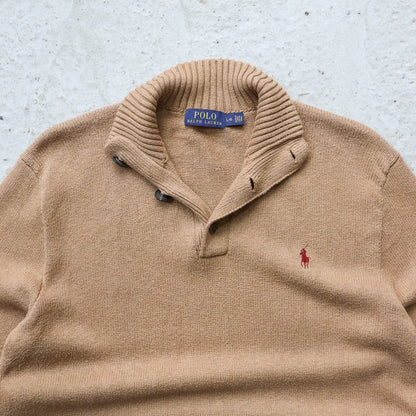 Polo Ralph Lauren Henley Knit Sweater - 2000s (L)