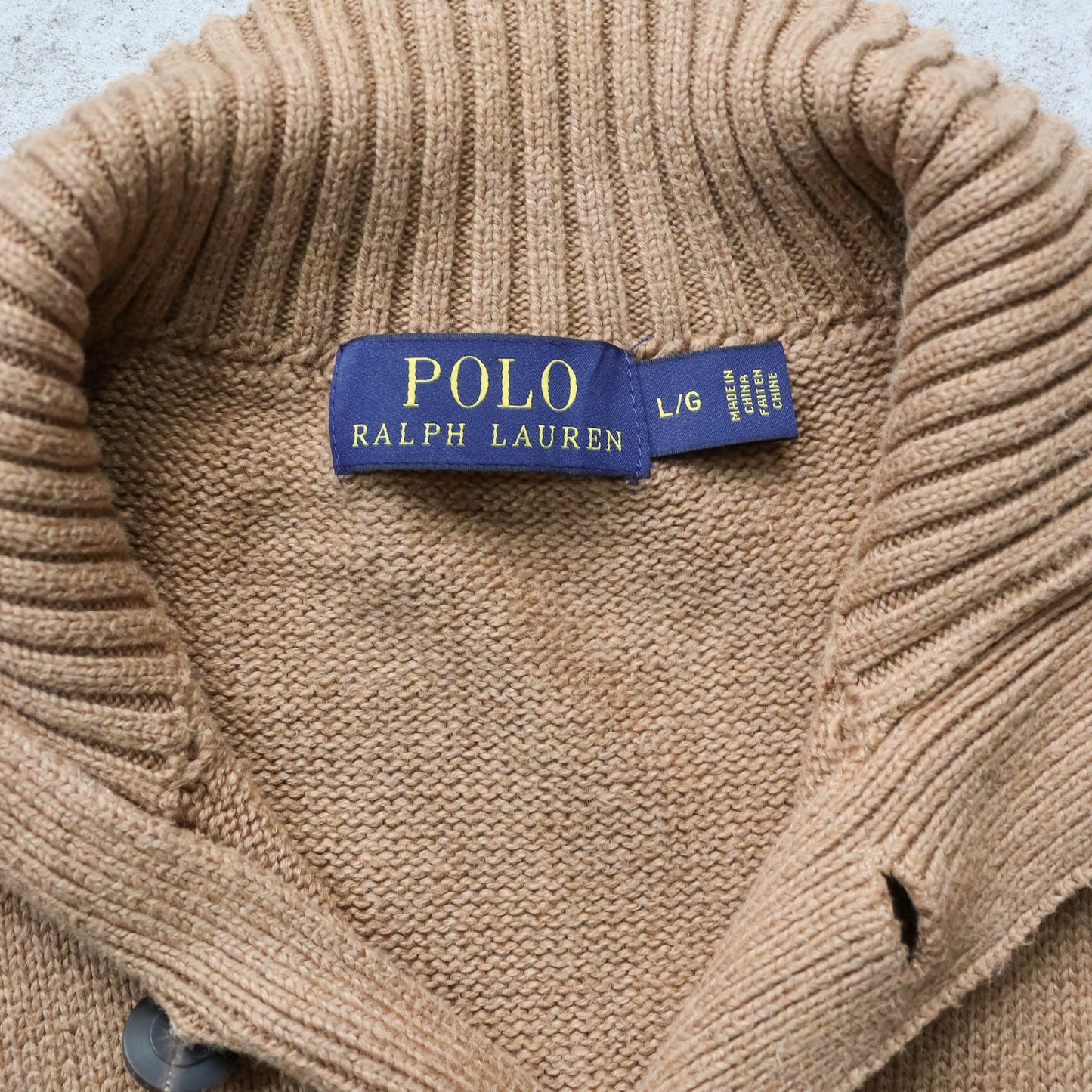 Polo Ralph Lauren Henley Knit Sweater - 2000s (L)
