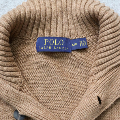 Polo Ralph Lauren Henley Knit Sweater - 2000s (L)