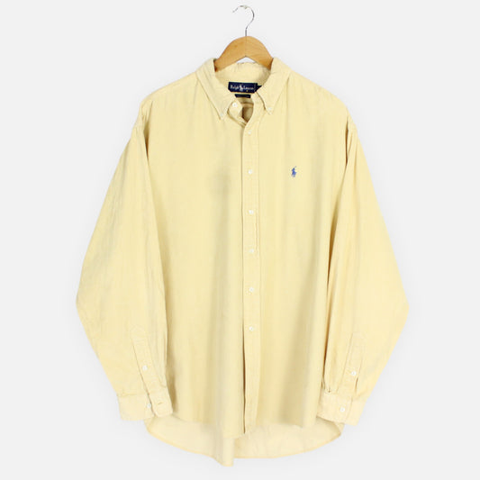Vintage Polo Ralph Lauren Corduroy Button Up Shirt - XL