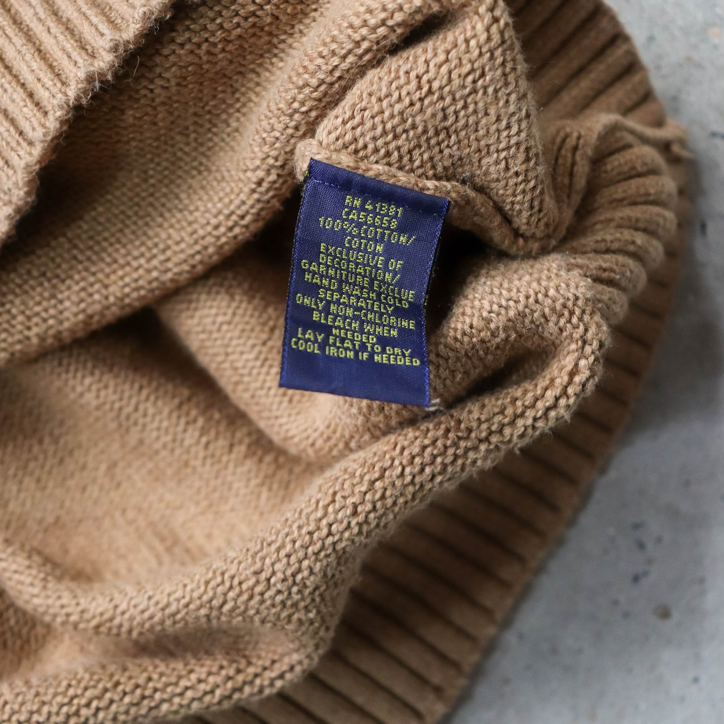 Polo Ralph Lauren Henley Knit Sweater - 2000s (L)