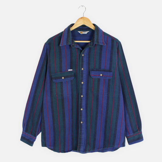 Vintage Carhartt Flannel Button Up Shirt - L