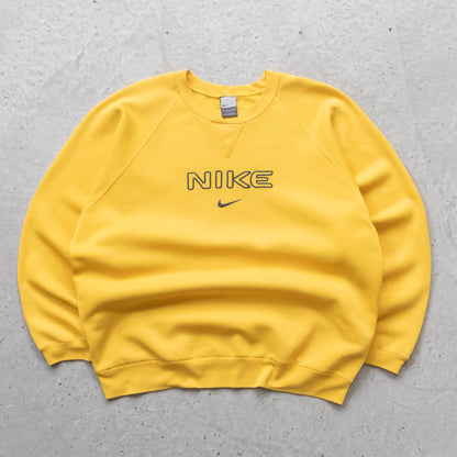 Nike Spellout Centre Swoosh Embroidered Sweatshirt - 2000s (L)