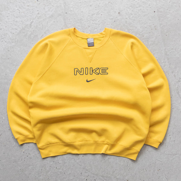 Nike Spellout Centre Swoosh Embroidered Sweatshirt - 2000s (L)