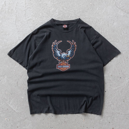 Vintage 90s Harley Davidson Eagle Tee - XL