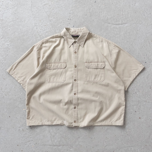 Vintage 2000s Dickies Cropped Button Up Shirt - XL