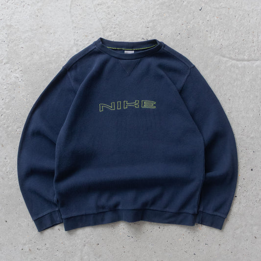 Vintage 2000s Nike Spellout Embroidered Sweatshirt - S