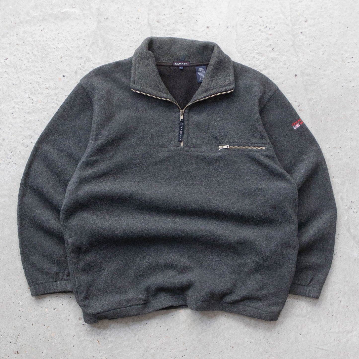Gant USA 1/4 Zip Fleece Pullover - 90s (L)