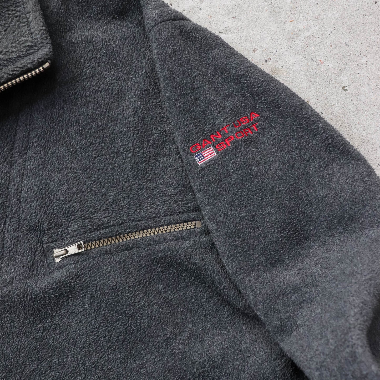 Gant USA 1/4 Zip Fleece Pullover - 90s (L)
