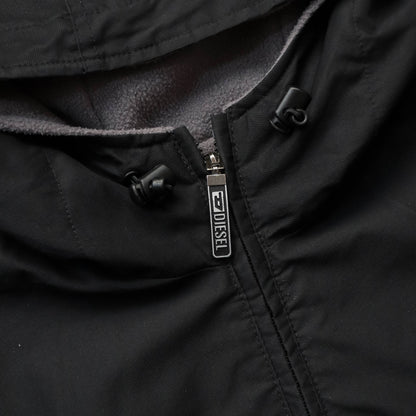 Diesel Reversible Hooded Fleece Jacket - 2000s (L)
