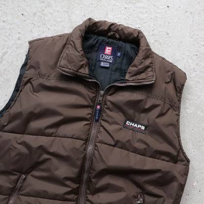 Chaps Ralph Lauren Puffer Vest - 90s (S)