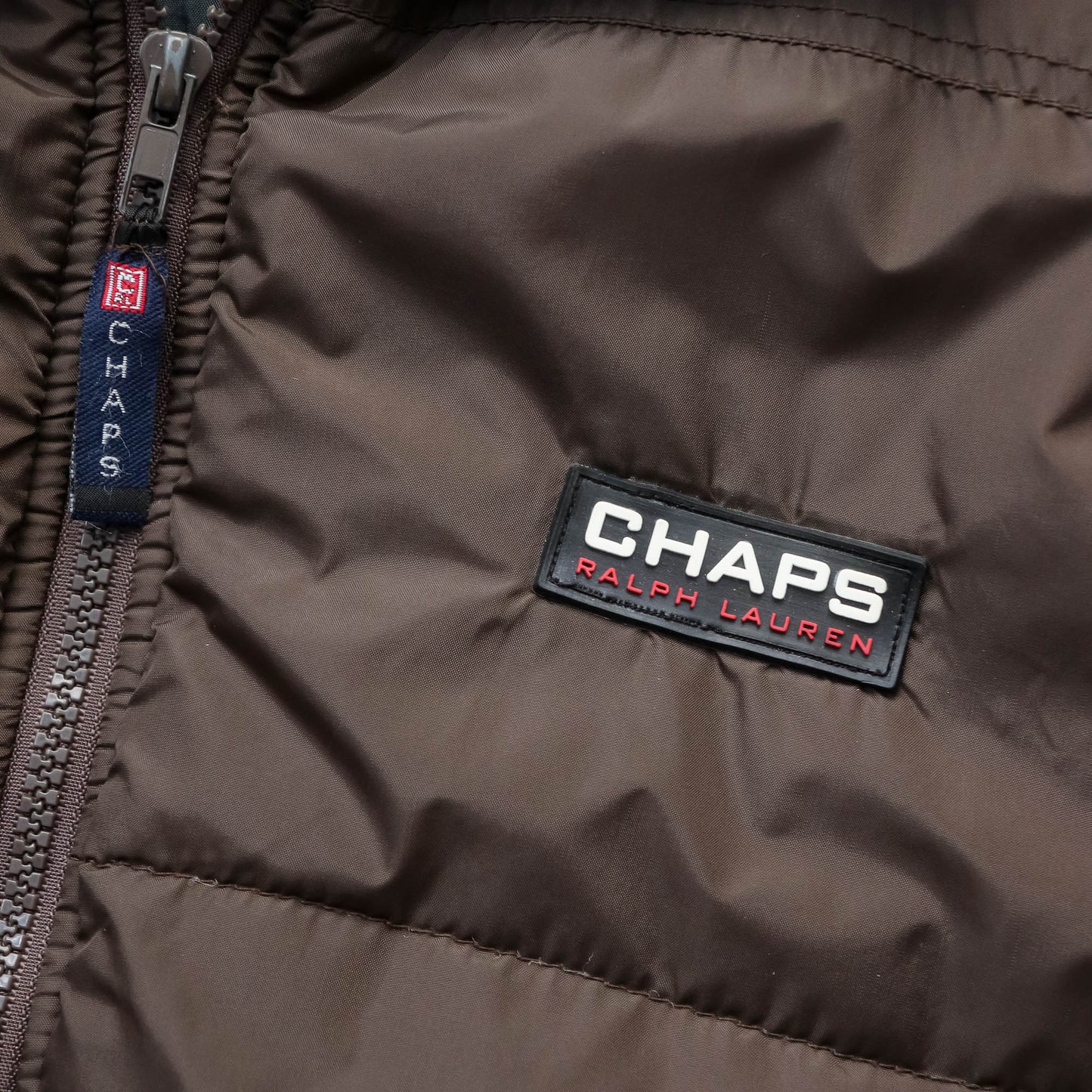 Chaps Ralph Lauren Puffer Vest - 90s (S)