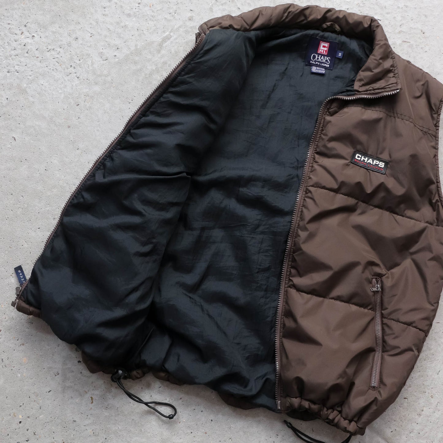 Chaps Ralph Lauren Puffer Vest - 90s (S)