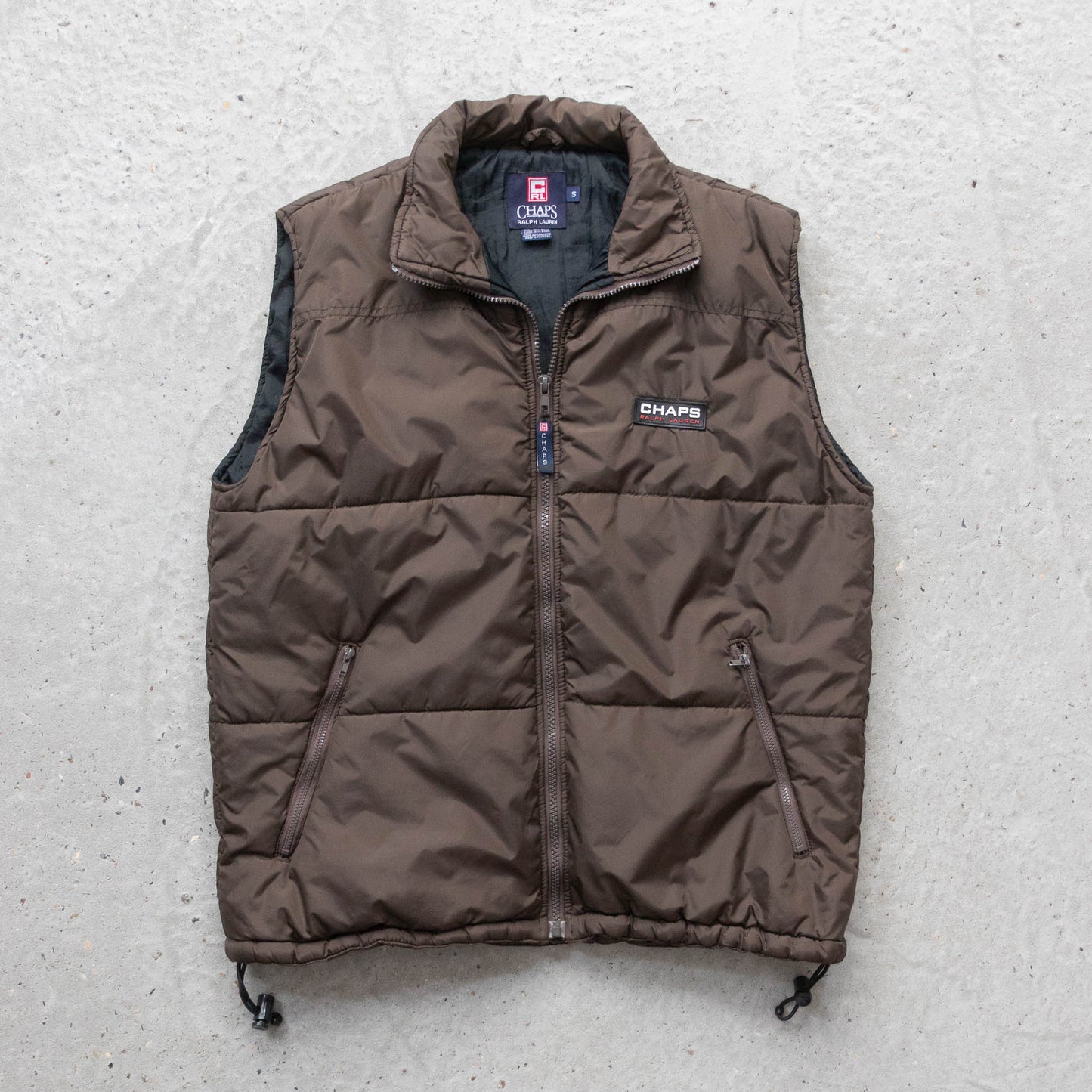 Chaps Ralph Lauren Puffer Vest - 90s (S)