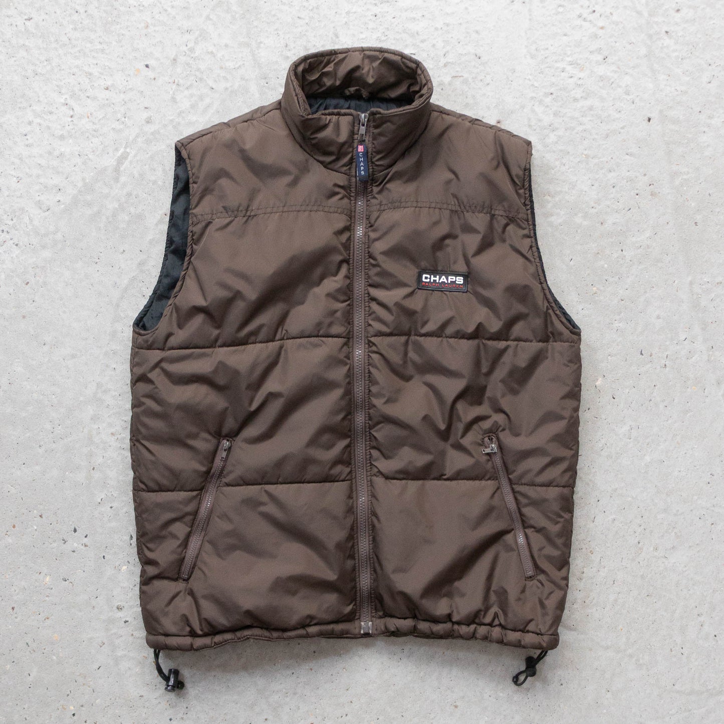 Chaps Ralph Lauren Puffer Vest - 90s (S)