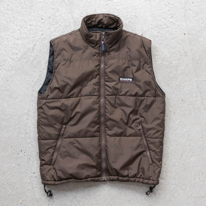 Chaps Ralph Lauren Puffer Vest - 90s (S)