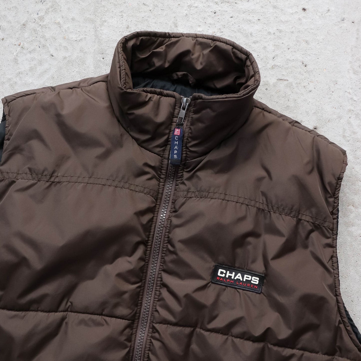 Chaps Ralph Lauren Puffer Vest - 90s (S)
