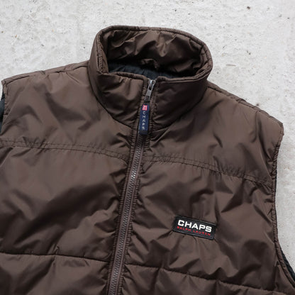 Chaps Ralph Lauren Puffer Vest - 90s (S)