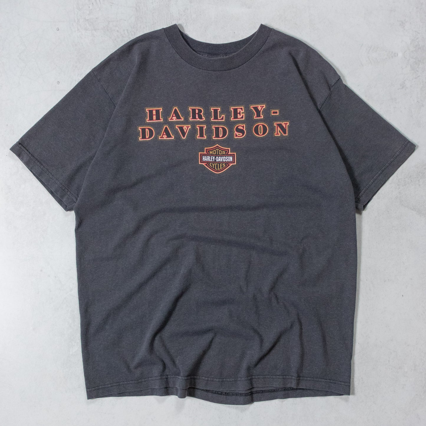 Vintage 90s Harley Davidson Spellout Tee - XL