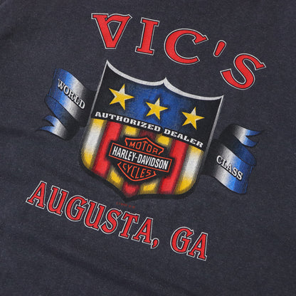 Vintage 90s Harley Davidson Spellout Tee - XL