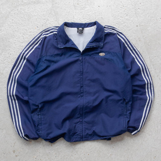 Adidas 3-Stripe Mesh Panelled Windbreaker Jacket - 2000s (XXL)