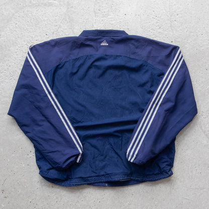 Adidas 3-Stripe Mesh Panelled Windbreaker Jacket - 2000s (XXL)