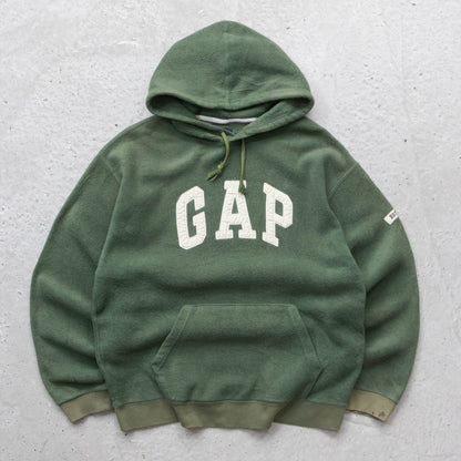 GAP Spellout Fleece Hoodie - 90s (L)