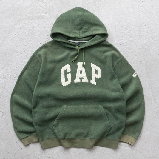 GAP Spellout Fleece Hoodie - 90s (L)