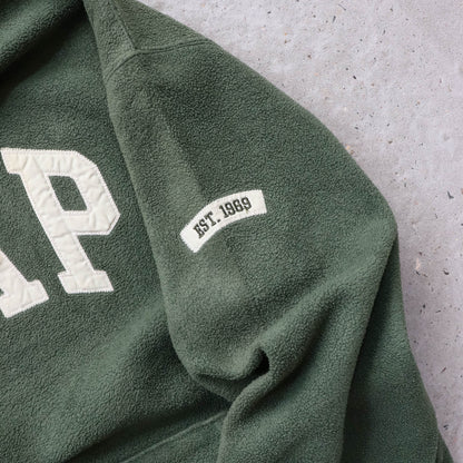 GAP Spellout Fleece Hoodie - 90s (L)
