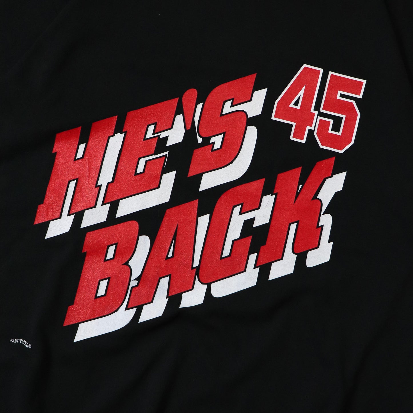 Vintage 90s Michael Jordan 'He's Back' Chicago Bulls Tee - XL