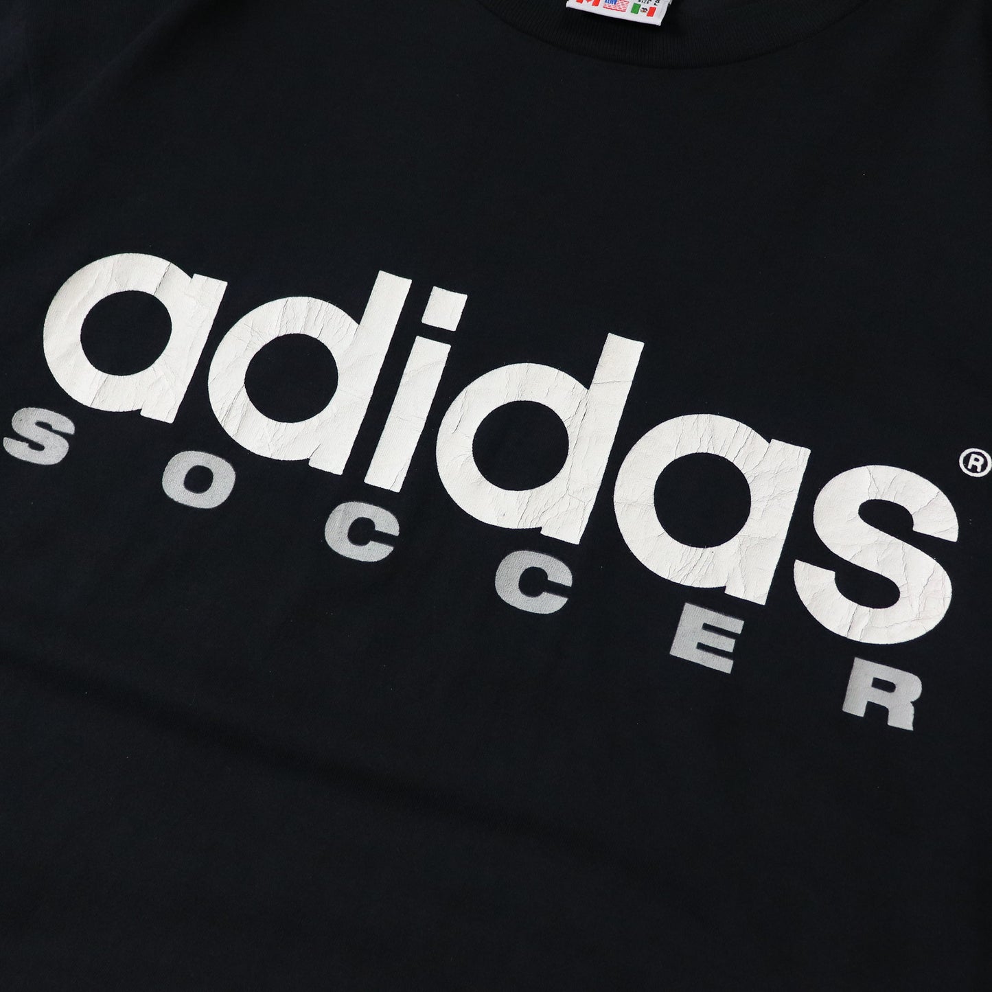 Vintage 90s Adidas Soccer Tee - XL