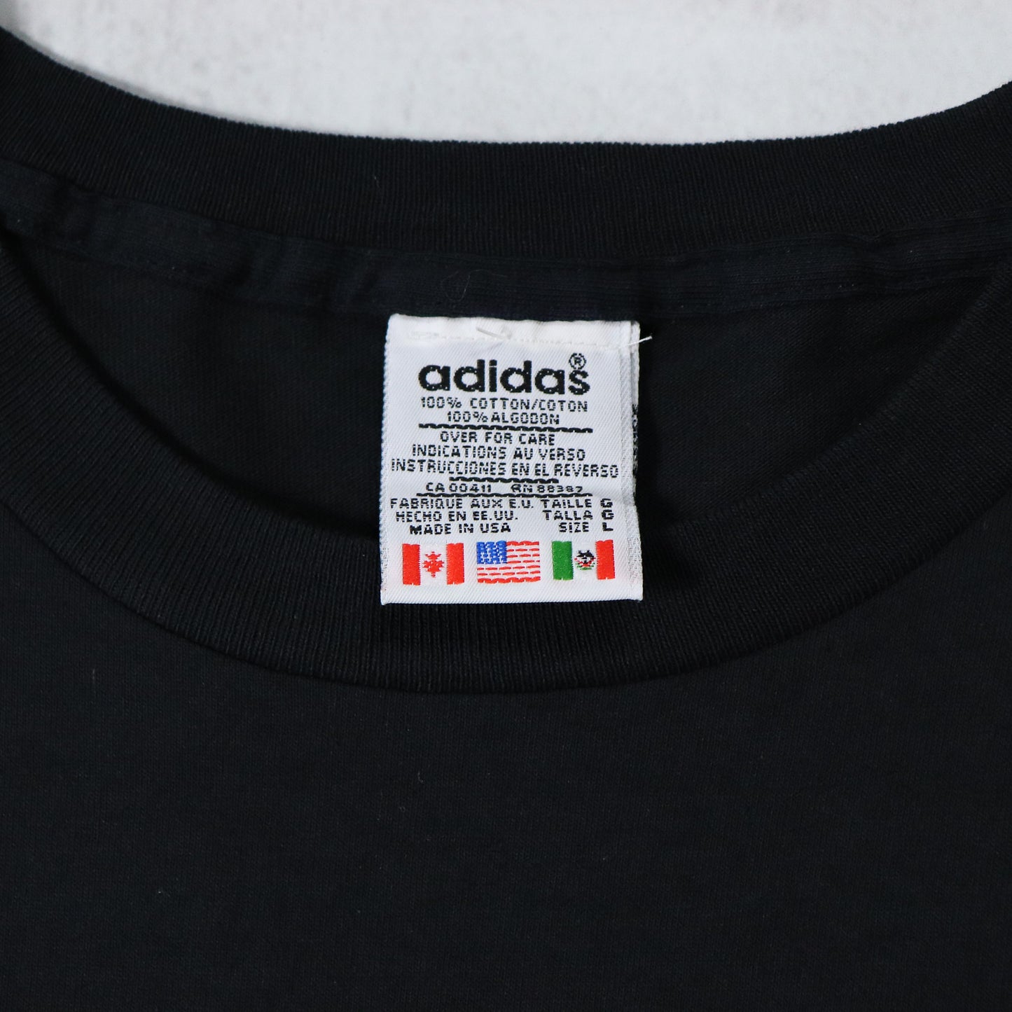 Vintage 90s Adidas Soccer Tee - XL