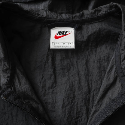 Vintage 90s Nike Spellout Hooded Spray Jacket - S