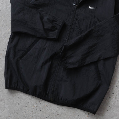 Vintage 90s Nike Spellout Hooded Spray Jacket - S